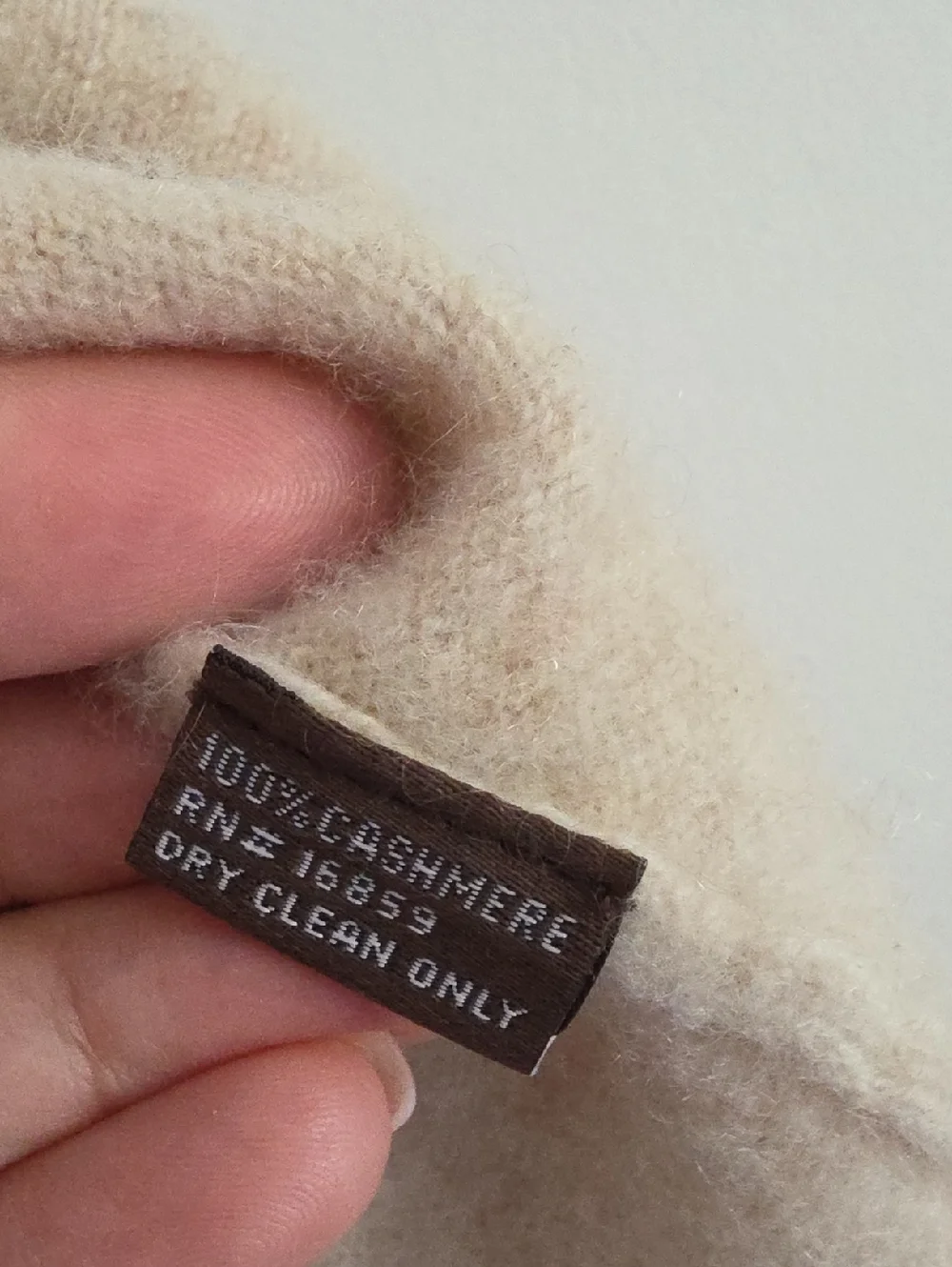 J. McLaughlin Neutral Cream Crewneck Pullover - Picture 5 of 5
